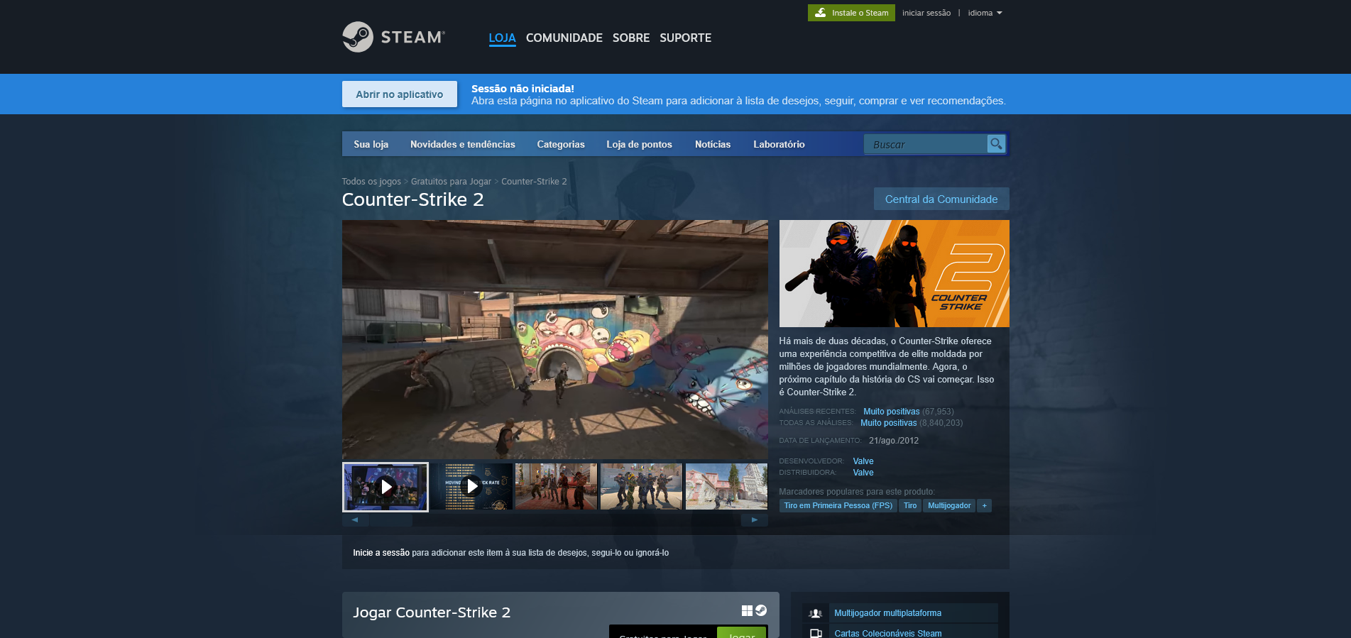 Requisitos Mínimos para Jogar Counter-Strike 2